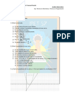 Análisis Matemático.: Segundo Examen