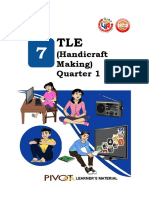 (Handicraft Making) Quarter 1: Learner'S Material