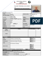 TFOE PE Form Application Form