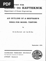 1978 - Harvald - Shipyard Needs For Model Test