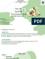 Présentation Iso 14001v2015 Modif