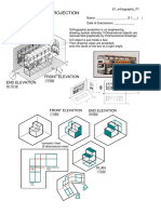 Orthographic Projection 正 角 投 影 圖: Plan 平 面 圖