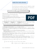 Formule Des Trois Niveaux Fiche