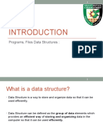 Programs, Files Data Structures