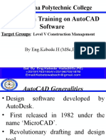 Tarcha Polytechnic College: Short Term Training On Autocad Software