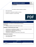 Sga - Descrição Do Cargo - Analista de Expedição