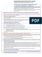 Calcutta University Exam 2021 Process Notice 10 1 22