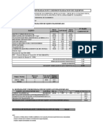 Calculo de Movilizacion Y Desmovilizacion de Equipos