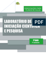 OPA - Laboratório de Iniciação Científica e Pesquisa - 1º Ano - 1º Semestre