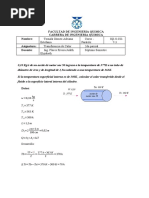 Facultad de Ingenieria Quimica Carrera de Ingenieria Quimica Nombre: Asignatura: Docente