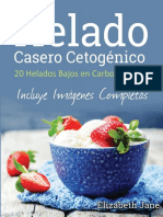 Helado Casero Cetogénico 20 Helados Bajos en Carbohidratos Spanish