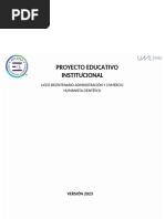 Proyecto Educativo Institucional HC 2022