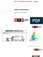 Medidas de Resumen: Unidad 1: Estadística Descriptiva - Sesión 2