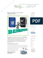 Benefits of A Variable Frequency Drive