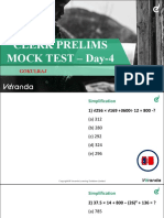 Clerk Prelims Mock Day-4