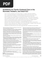 Guidelines For Family Centered Care in The.12