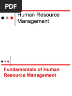 Human Resource Management (1) One