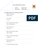 Superlatif, COD Worksheet