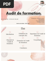 Audit de Formation