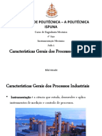 Aula 1 - IM 2021 - Caracteristicas Gerais Dos Processos Industriais