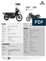 2022 klr650 Adventure en Us Spec Sheet