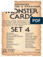 Monster Cards Set 4