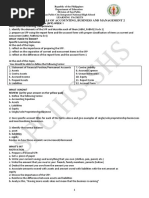 Fundamentals of Accounting, Business and Management 2: Most Essential Learning Competencies