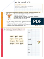 Plan de Travail N 10 °