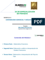 Modulo I Contabilidad Gerencial y Analisis Financiero