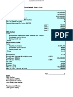 FIN 4453 Project 3 Capital Budgeting Analysis Template