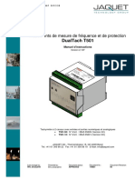 Dualtach T501: Instruments de Mesure de Fréquence Et de Protection