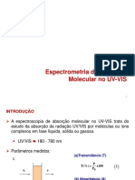 Espectrometria de Absorção Molecular No UV-VIS: Capítulo 3