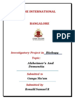 Investigatory Project Biology