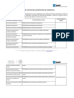 SAT Claves Servicios de Construcción y Profesionales de Arquitectura