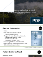 High Aboveground Carbon Stock of African Tropical Montane Forests