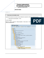 Proyecto Implementación Sap S/4Hana & Smartagri: Título: Tratamiento de Colector de Costos Modulo: Sa