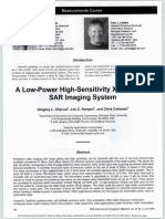 A Low-Power High-Sensitivity X-Band Rail SAR Imaging System Measurements Corner