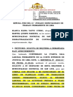 Solicita Se Requiera Bajo Apercibimiento - Victor Manuel Quispe Paredes