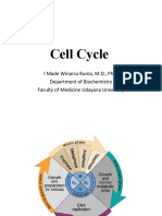 Cell Cycle: I Made Winarsa Ruma, M.D., PH.D Department of Biochemistry Faculty of Medicine Udayana University