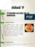 Unidad V - Conservación de La Energia