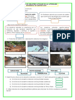 Ficha-Miérc-Ps-Cómo Afectan Los Desastres Naturales en Las Actividades Económicas de Nuestro País