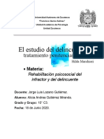 El Estudio Del Delincuente Tarea