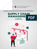 Supply Chain Management: Global Master Certificate in Integrated