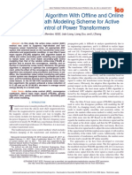 2017 A New FXLMS Algorithm With Offline and Online Secondary-Path Modeling Scheme For Active Noise Control of Power Transformers