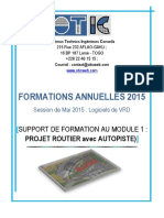 Covadis-Autopiste - Projet Routier Sessin Mai 2015-2