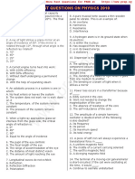 WWW - Prep.ng: Nda Past Questions On Physics 2010