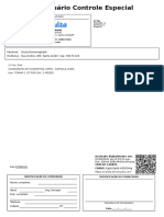 Receituário Controle Especial: Paciente: Giulia Domeneghetti Endereço: Rua Andirá, 286. Santo André. Cep: 09175-100