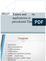 Lasers and Its Application in Periodontal Therapy