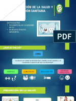 Promoción de La Salud Y Educación Sanitaria: Estudiantes: - Jhossep Dilan Cachambi Suyo - Mariana Jurado Mendieta