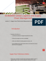 Lecture 11 Supply Chain Performance Measurment and Financial Analysis